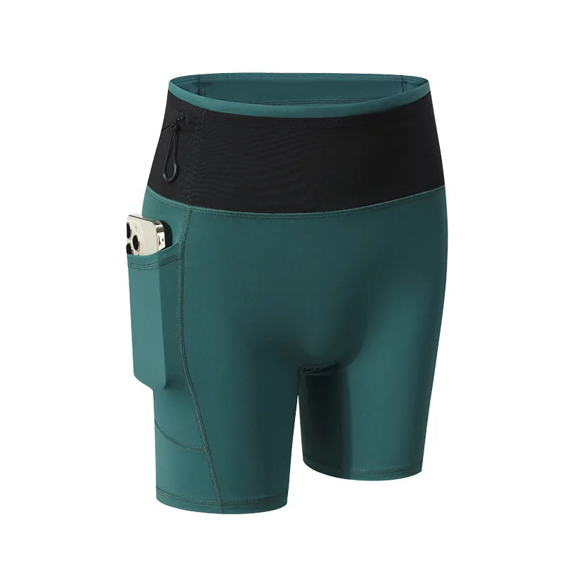 AROSA | Hoch elastische Damen-Kompressionsshorts mit Taschen