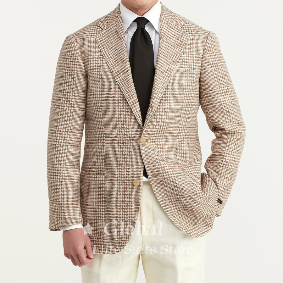 Victor | Blazer mit Karomuster und klassischem Schnitt