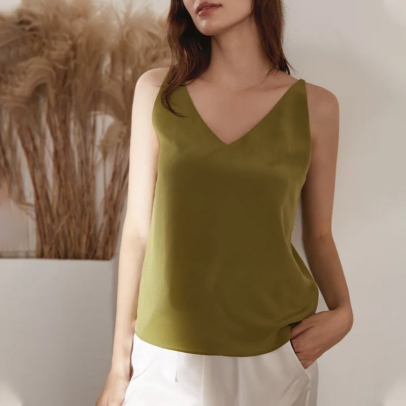 AROSA | 19MM Maulbeerseide Camisole – Damen Seiden Tanktop