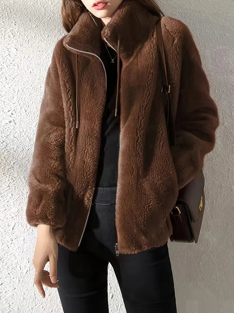 Kuscheliger Teddy Mantel