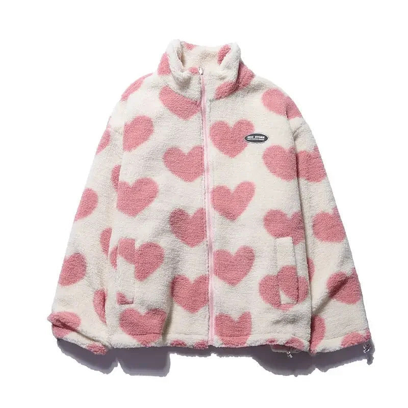Daria Wendbare Jacke mit Herzchen