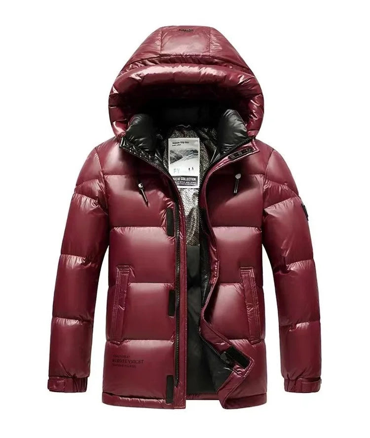 Xander | Sill-artige Baumwolljacken Mode dicke warme Parkas