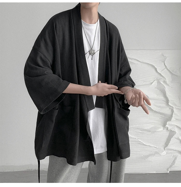 Leon | Cardigan im Kimono Stil