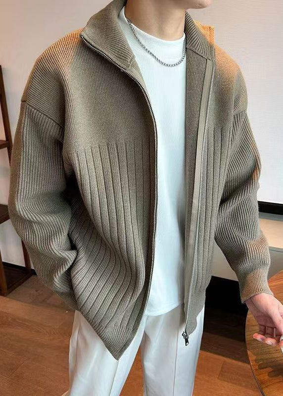 Nick Herren Strickmantel – Gemütliche Strickjacke mit Reißverschluss