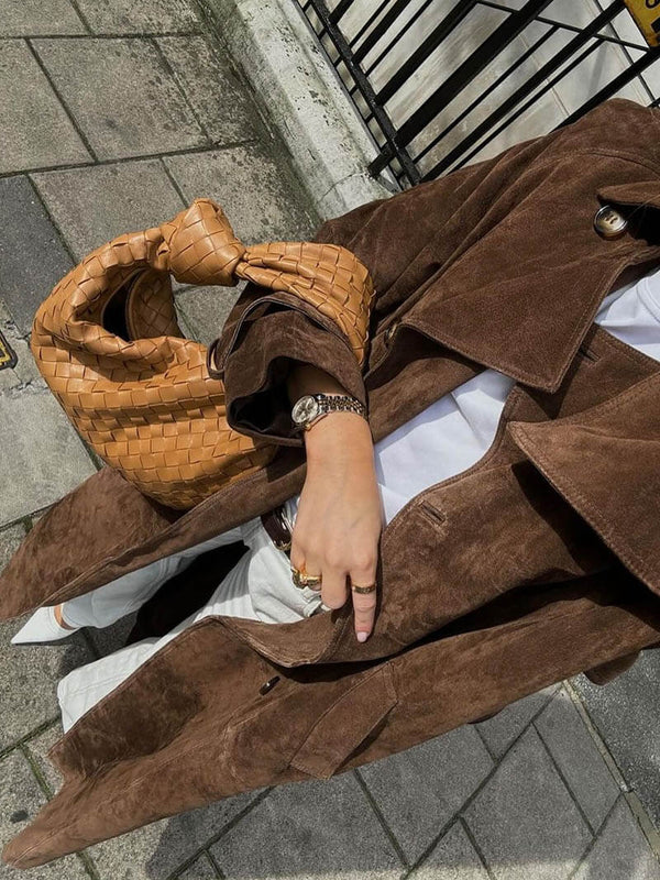 Sophie Stylischer Trenchcoat aus Leder
