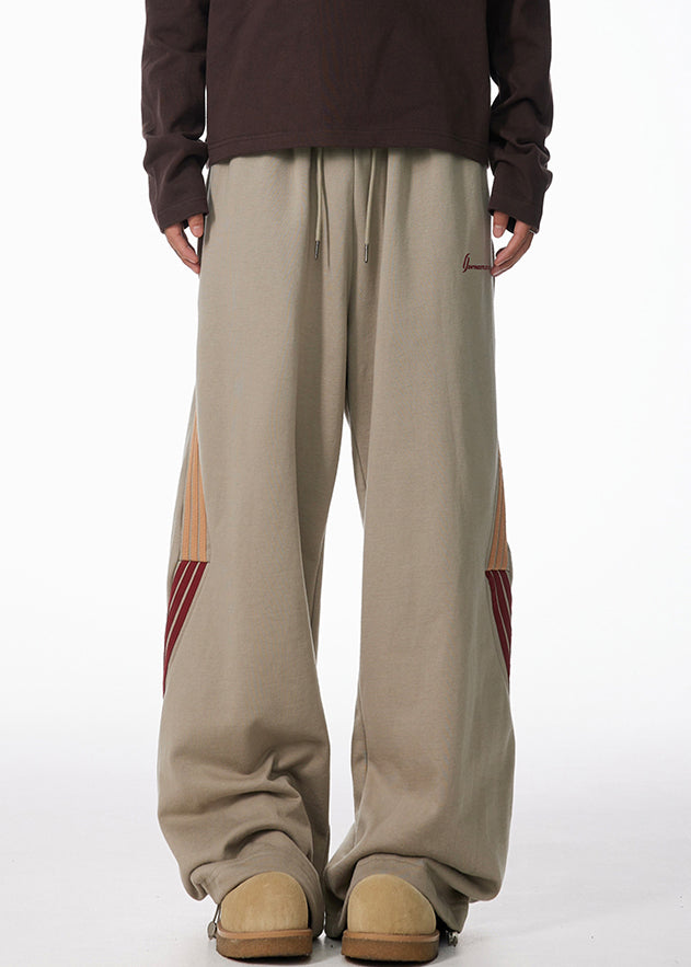Paolo | Gestreifte warme Fleece-Hosen