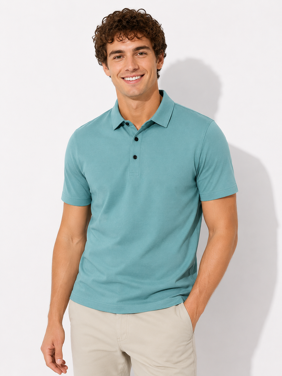 Strukturkraft Herren Polo-Shirt