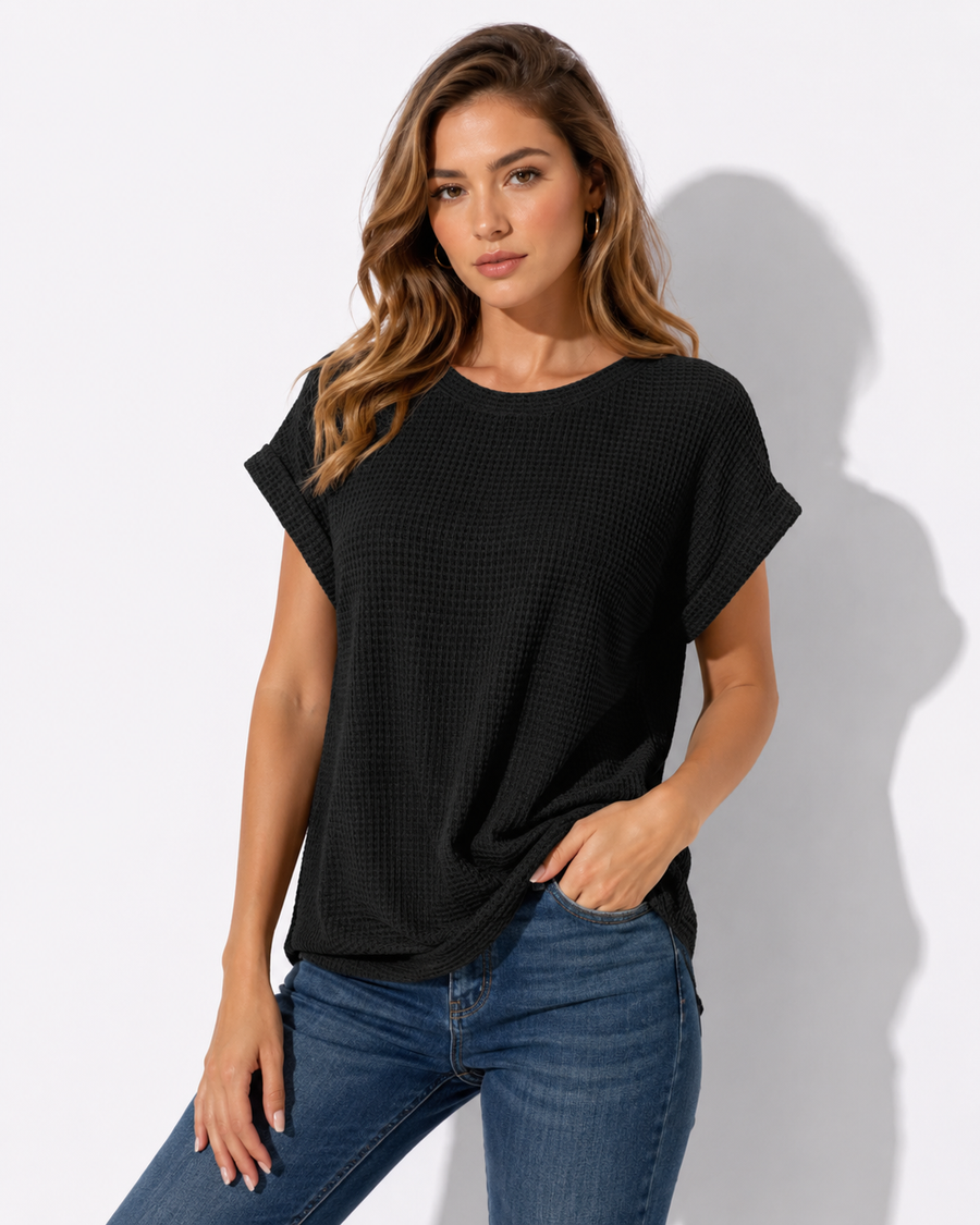 Strukturspiel Kurzarmshirt