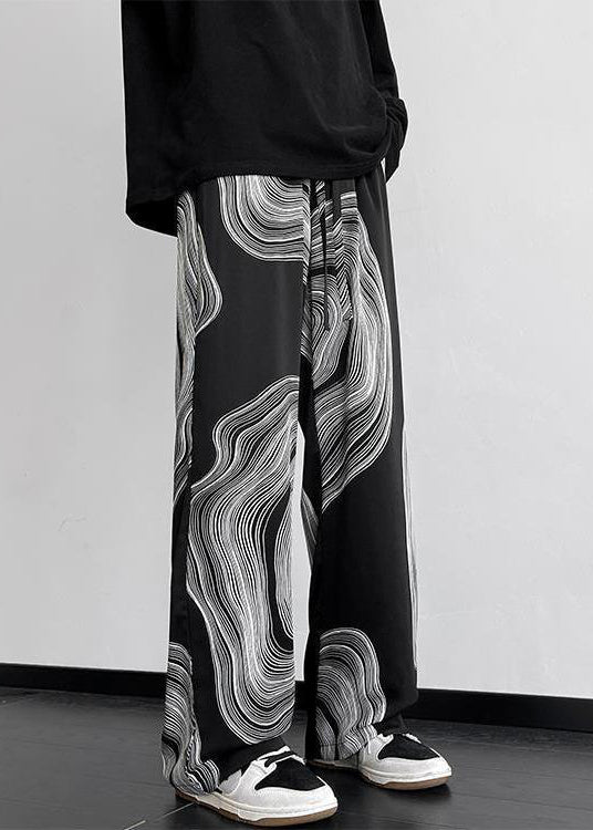 Leo | Übergroße Druck Baumwollhose