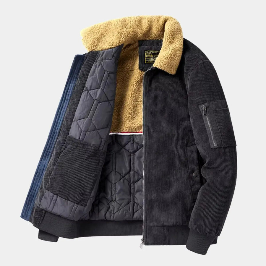 Bomberjacke aus Cord