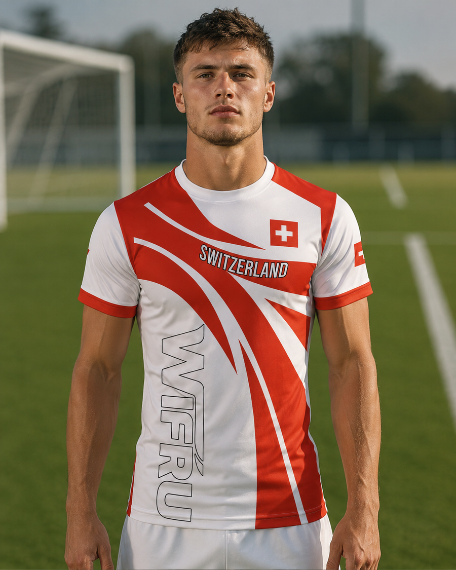 AROSA | Schweiz Flaggen Druck T-Shirt