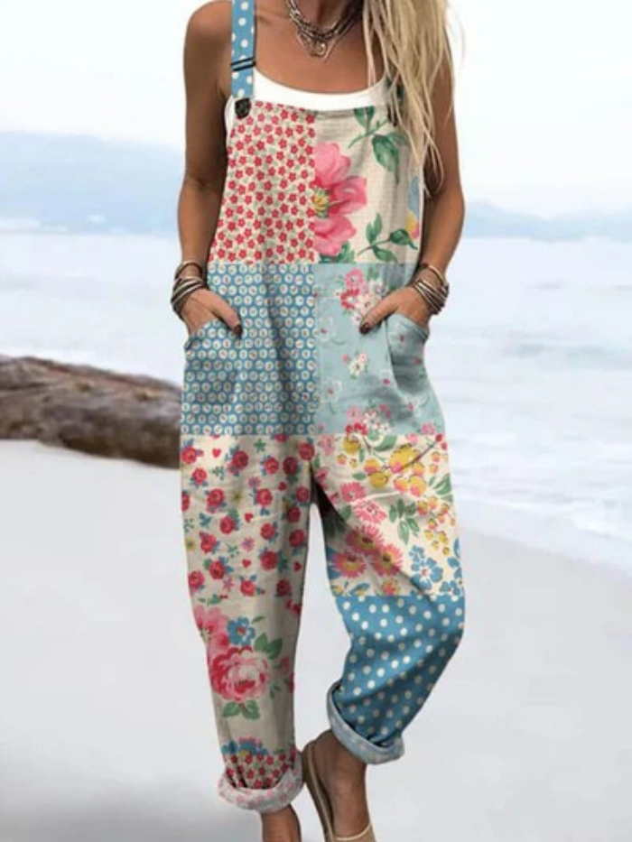 Jane - Leichte Vintage-Jumpsuit
