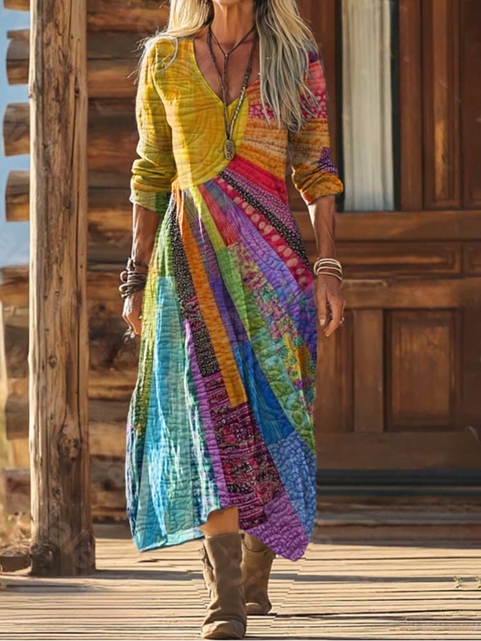 Rashmika – Elegantes Bohemian-Kleid