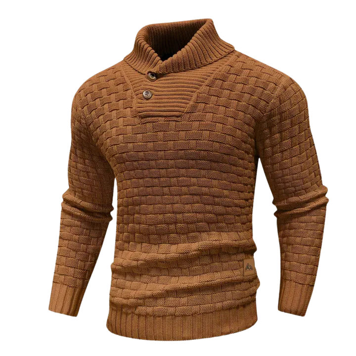 Zach Lässiger Pullover aus Strukturstrick