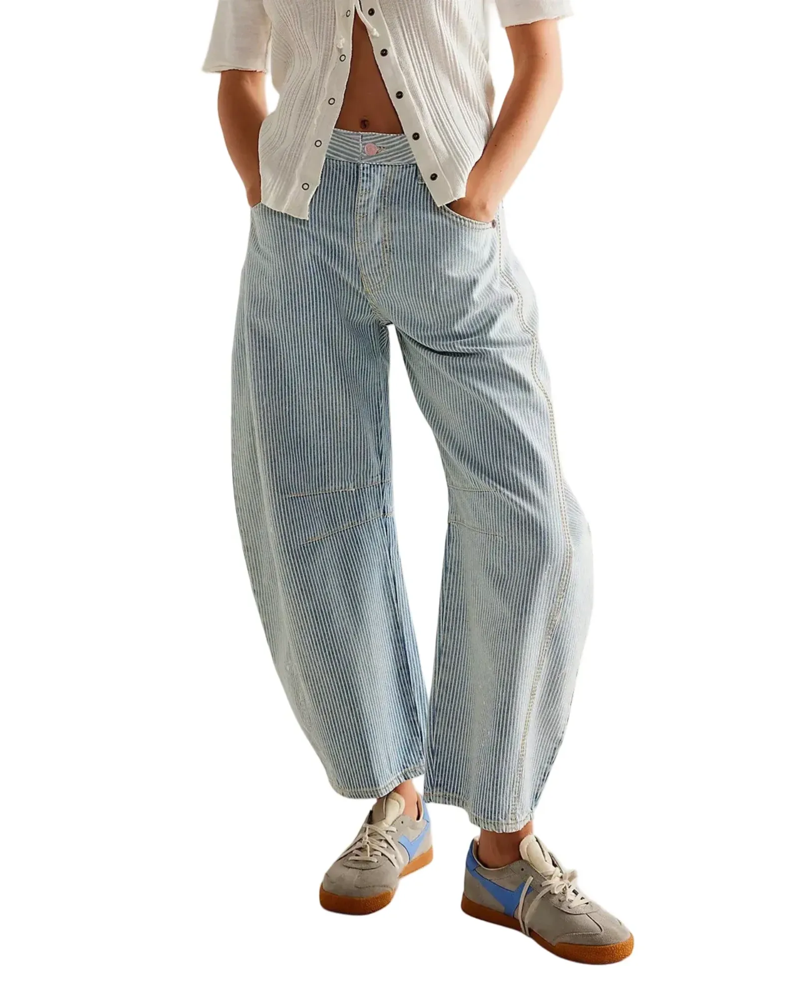 AROSA| Damen Jeans mit lockerer Passform und atmungsaktivem Stoff für Sommer & Freizeit