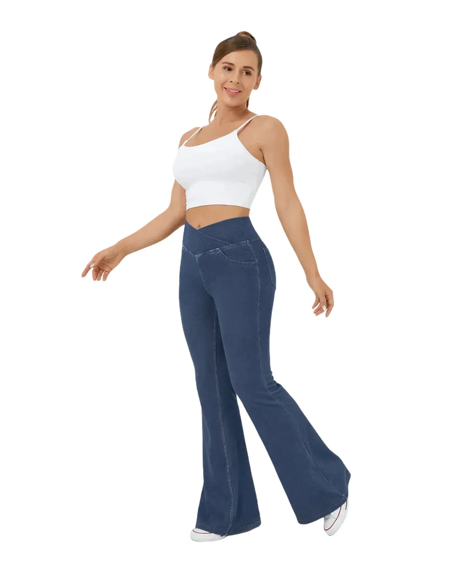 AROSA| Damen Jeans mit ausgestelltem Bein und bequemem Sitz