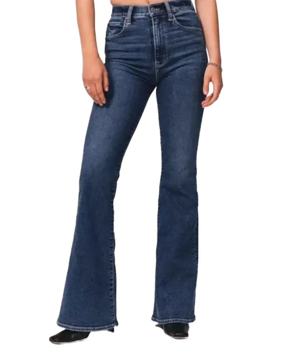 AROSA| Damen Jeans mit ausgestelltem Bein und elastischem Komfort für Arbeit & Freizeit