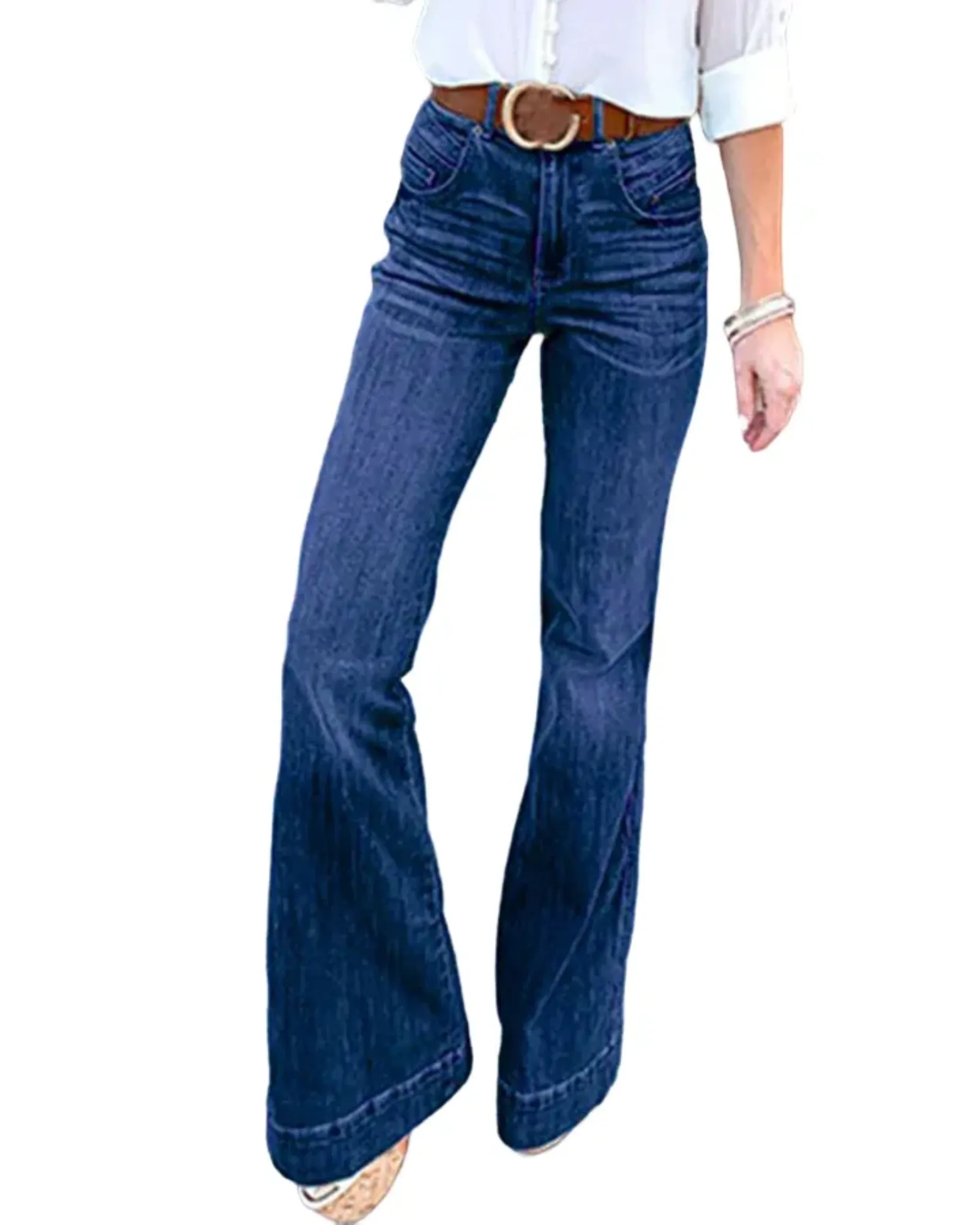 AROSA| Damen Jeans im Vintage-Stil mit geradem Schnitt für Freizeit & Arbeit