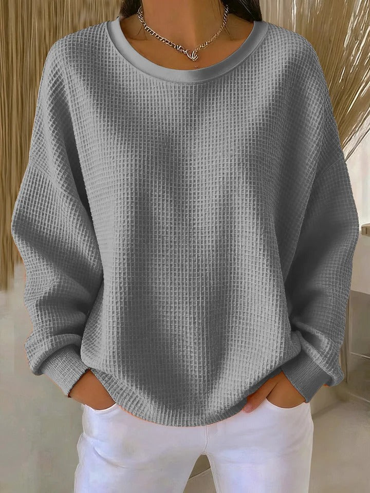 Elora Texturiertes Sweatshirt – Komfort trifft Stil