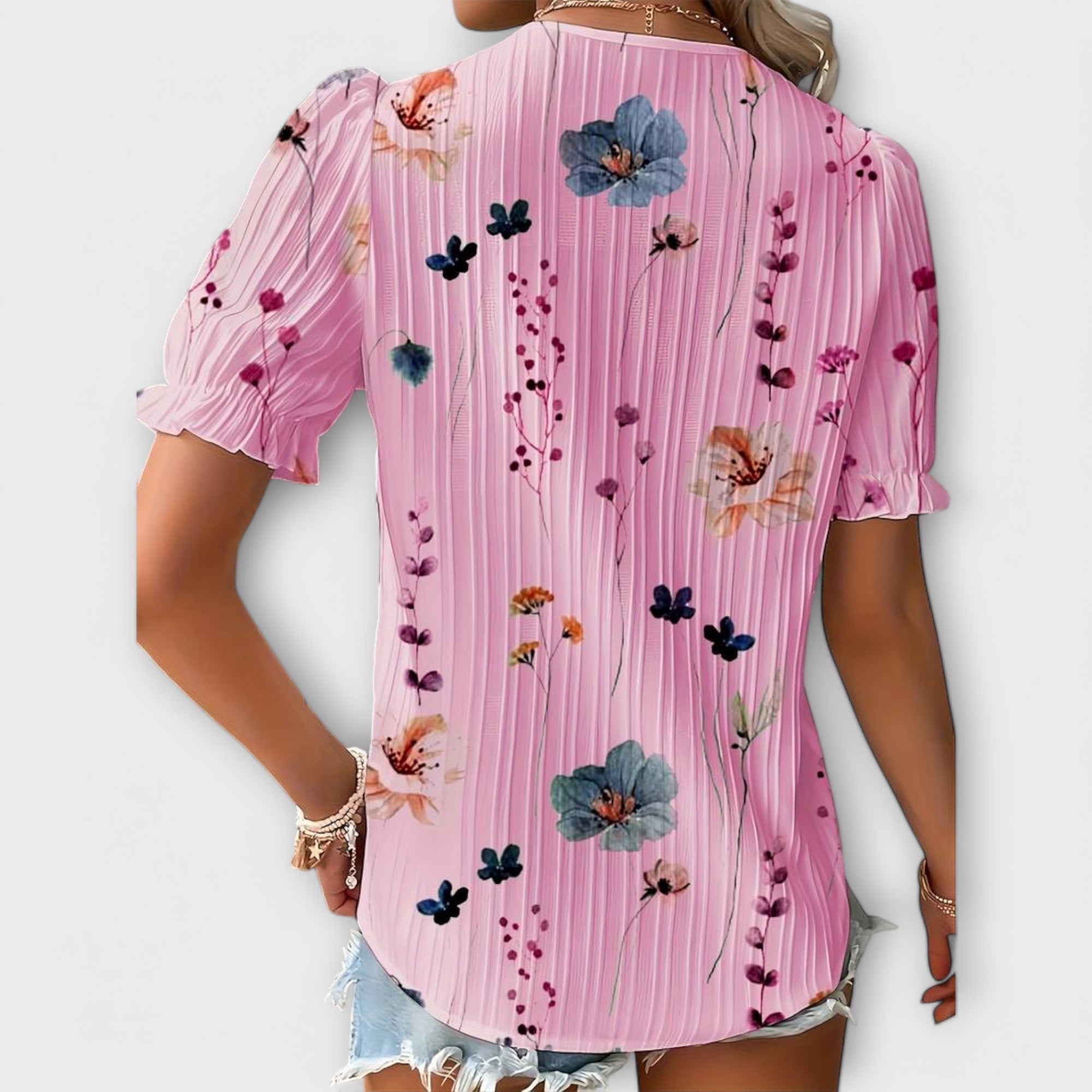 Spitzenglanz Bluse