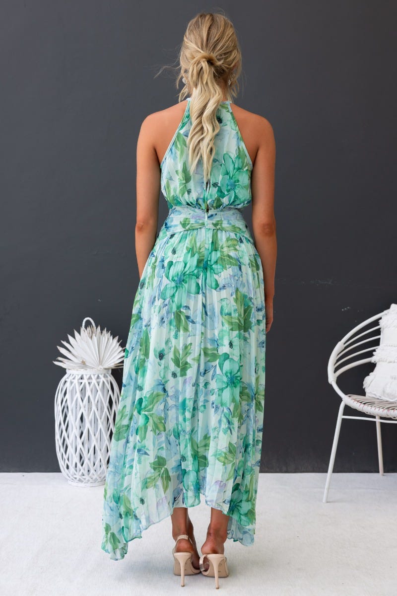 Geblümtes Swing-Kleid