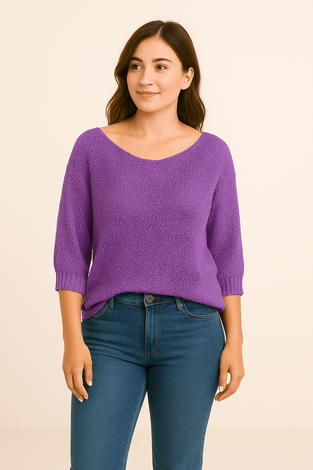 AROSA | Damen Pullover mit Rundhalsausschnitt