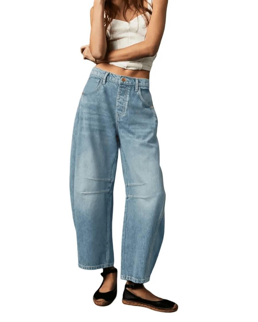 AROSA| Damen Jeans mit lockerer Passform und atmungsaktivem Stoff für Sommer & Freizeit