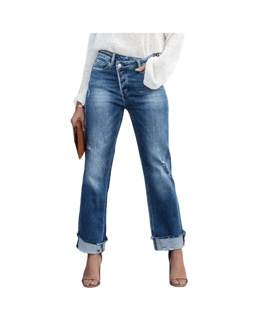 AROSA| Elegante Damen Hose mit geradem Schnitt und weichem Stoff
