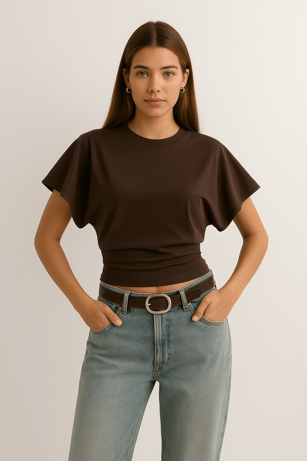 AROSA| Damen T-Shirt weit geschnitten und luftig für Sommer & Freizeit