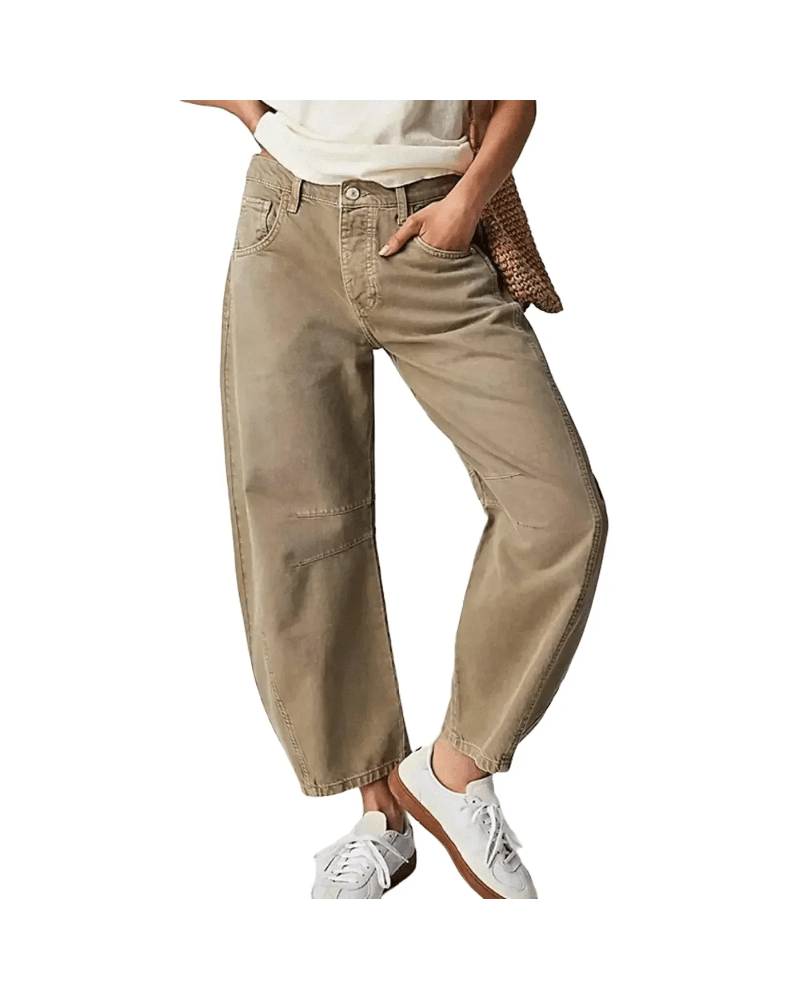 AROSA| Damen Jeans mit weitem Bein und klarer Silhouette Büro & Freizeit