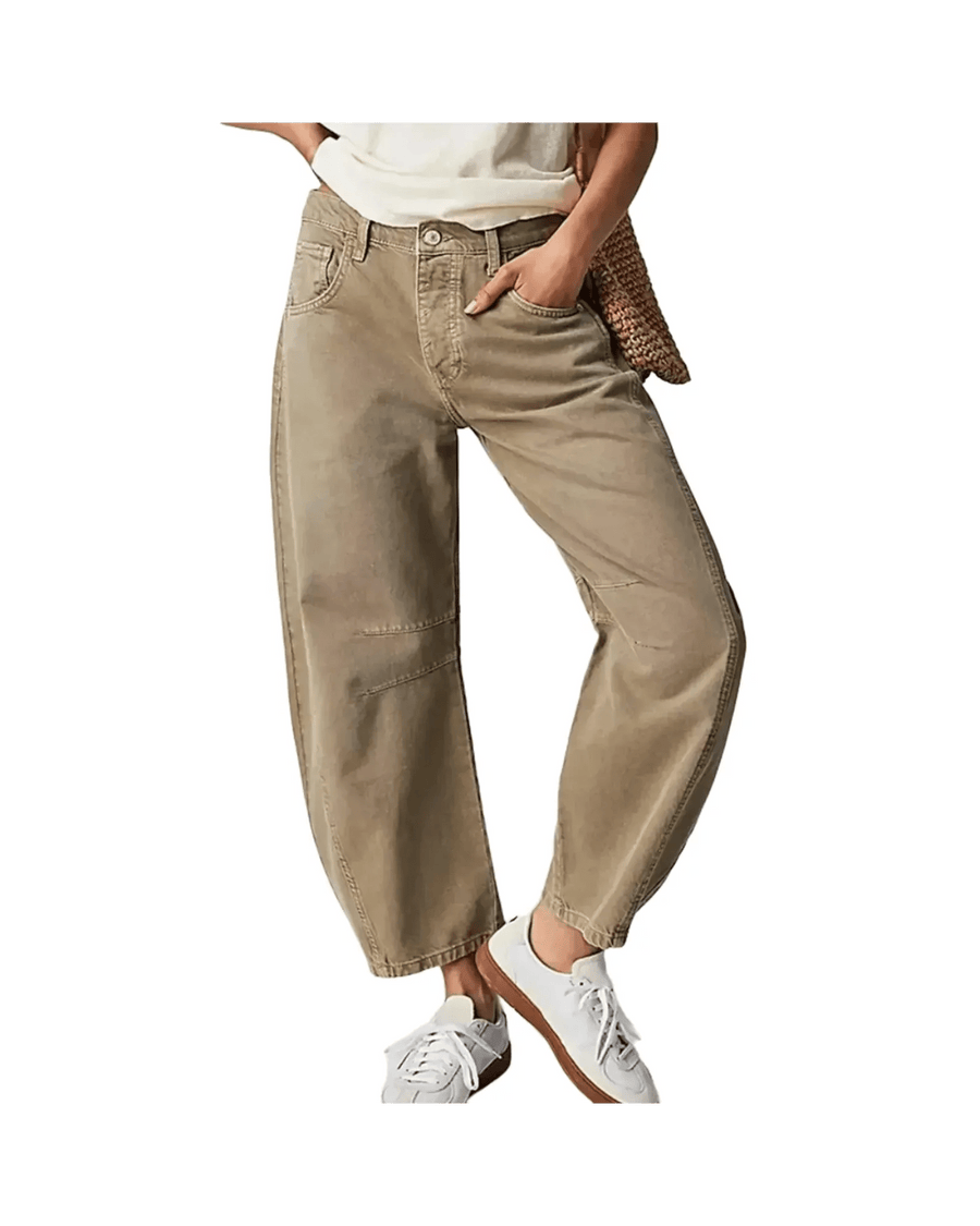 AROSA| Damen Jeans mit weitem Bein und klarer Silhouette Büro & Freizeit