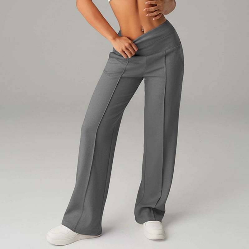 Freya | Damen-Hose in einfarbigem Design