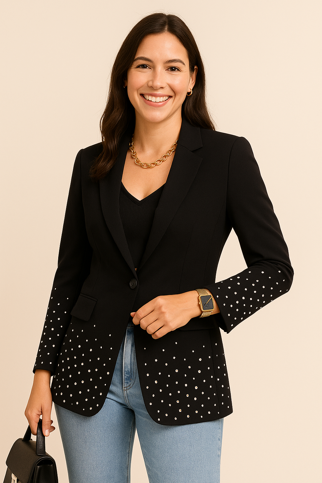 AROSA  | Damen Blazer figurbetont für Büro und Hochzeit
