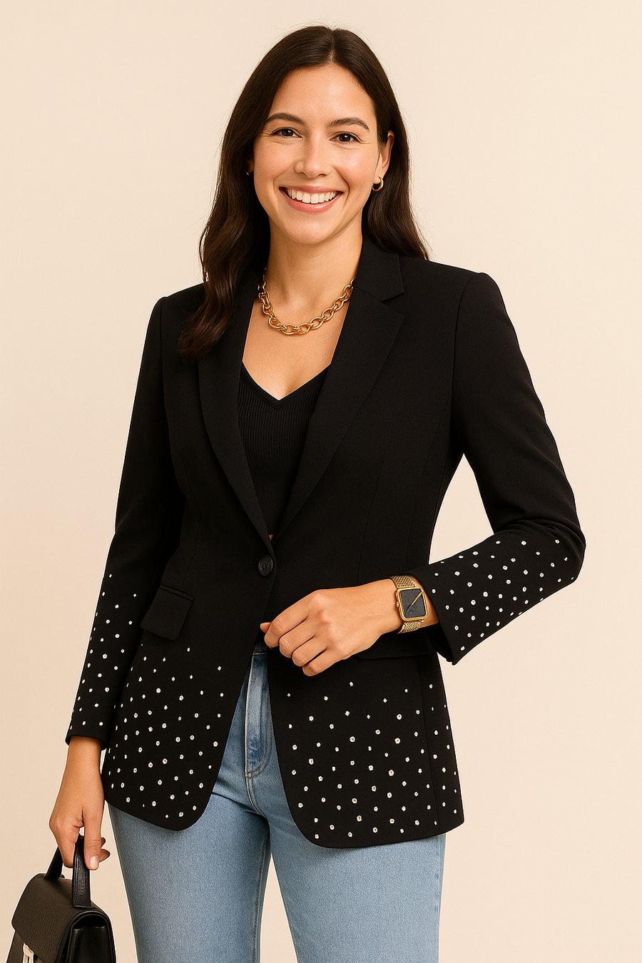 AROSA  | Damen Blazer figurbetont für Büro und Hochzeit