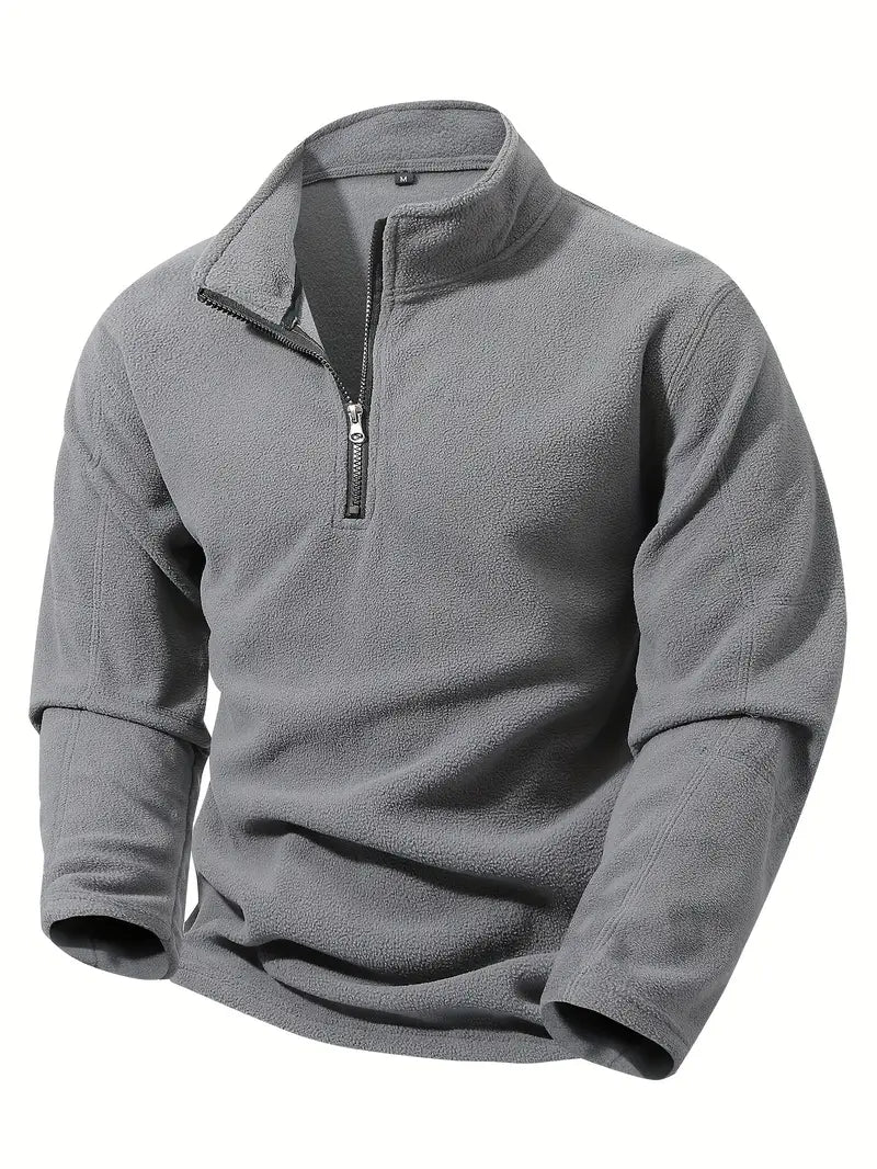 Maurits Sweatjacke Mit Halbem Reißverschluss