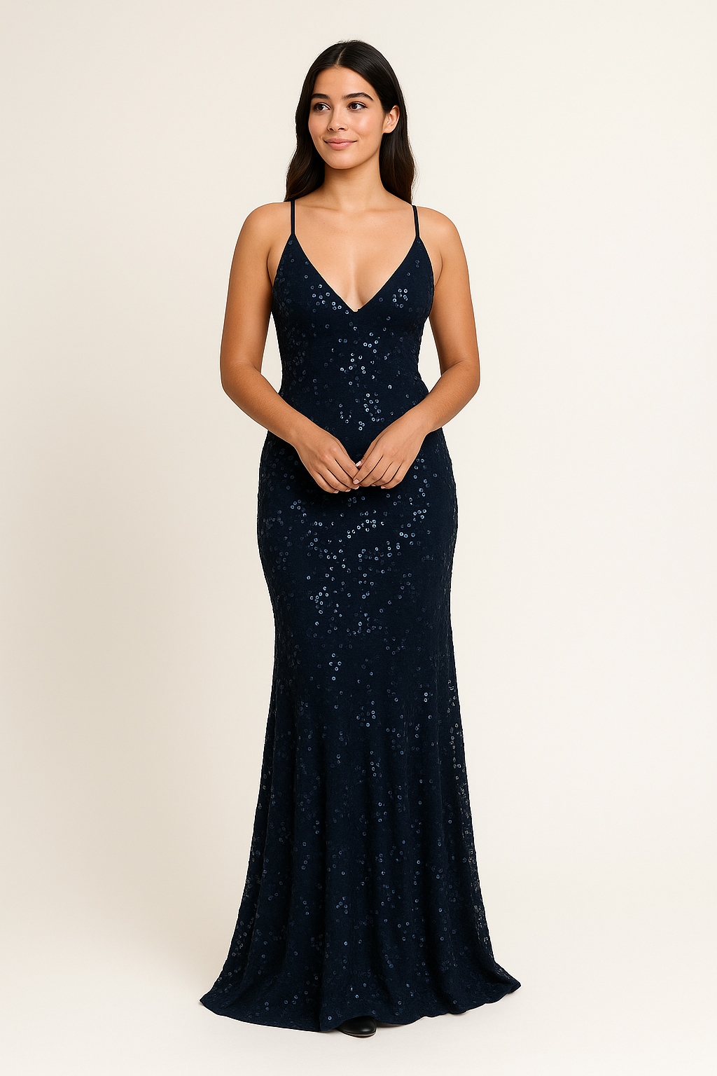 AROSA |Atmungsaktiv und Stilvolles Damen Paillettenkleid für festliche Anlässe