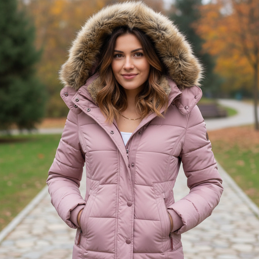 AUDREY Warme Damen Winterjacke