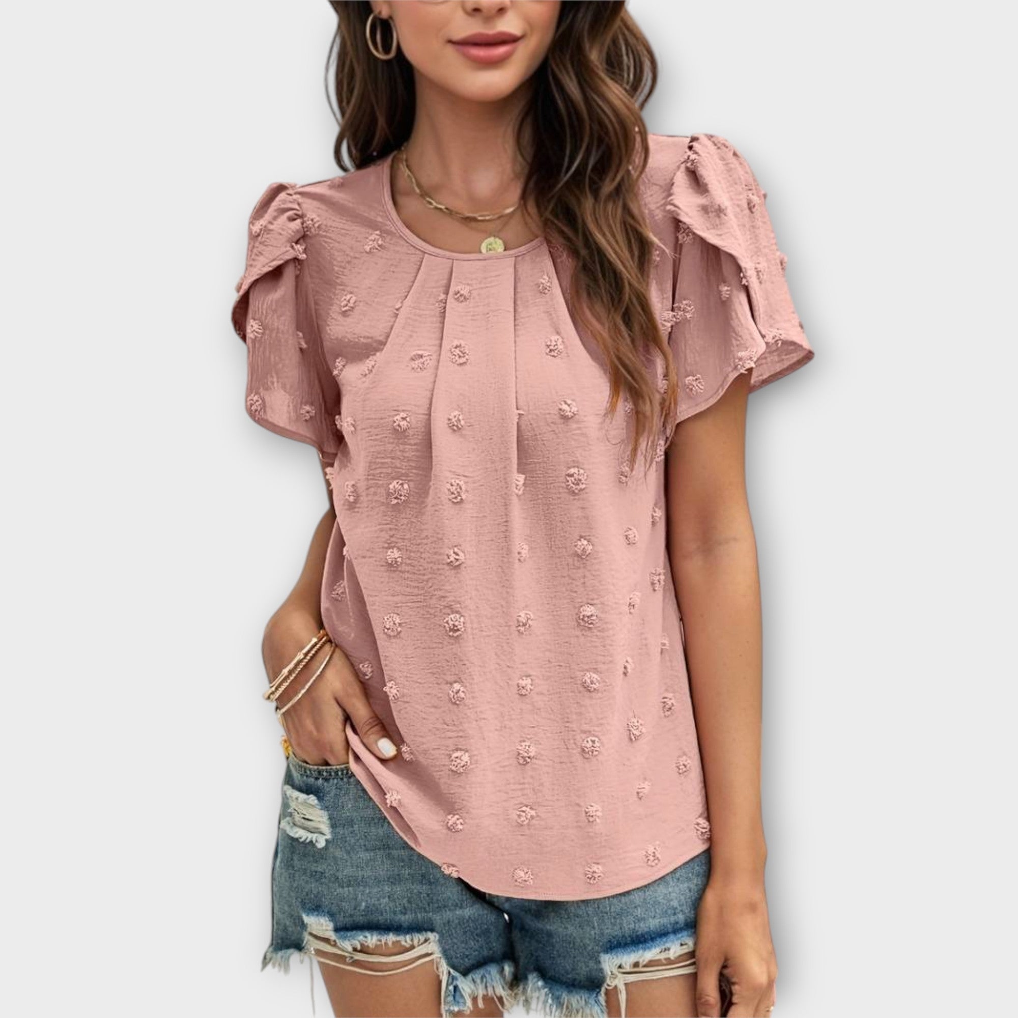 Pünktchenflair Bluse
