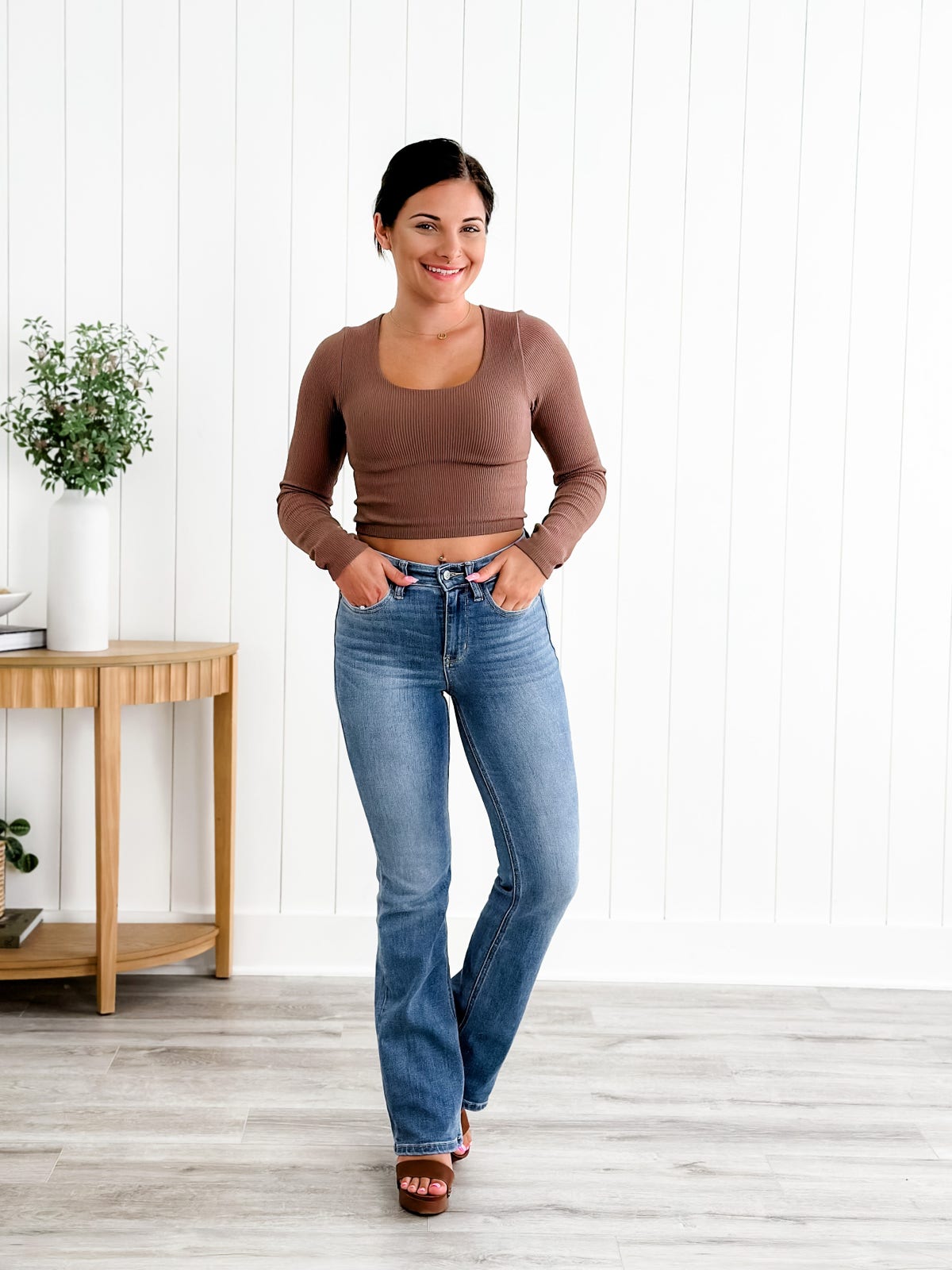 Jennie | Bootcut-Jeans mit Bauchkontrolle