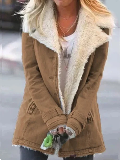 MARIA - LUXURIÖSER WINTERMANTEL AUS SHEARLING