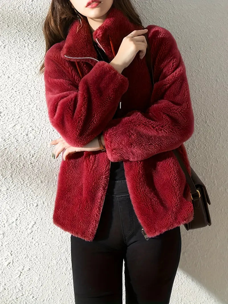 Maliza Stilvolle Fleece Jacke