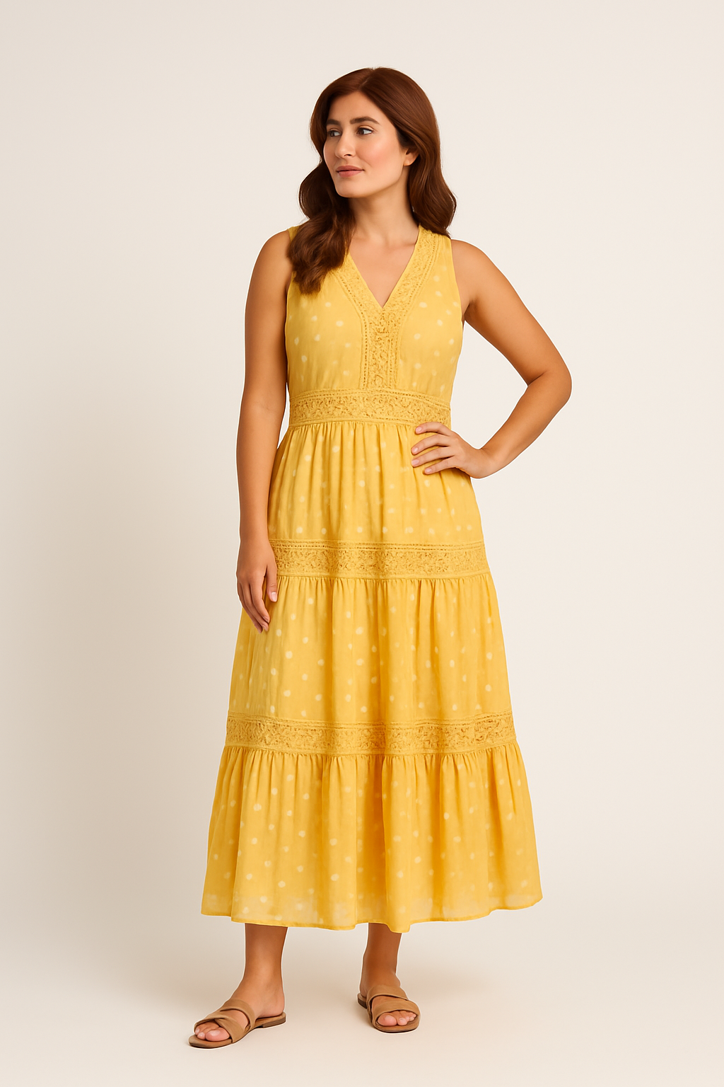 AROSA | Festliches Damen Boho Maxikleid luftig & leicht