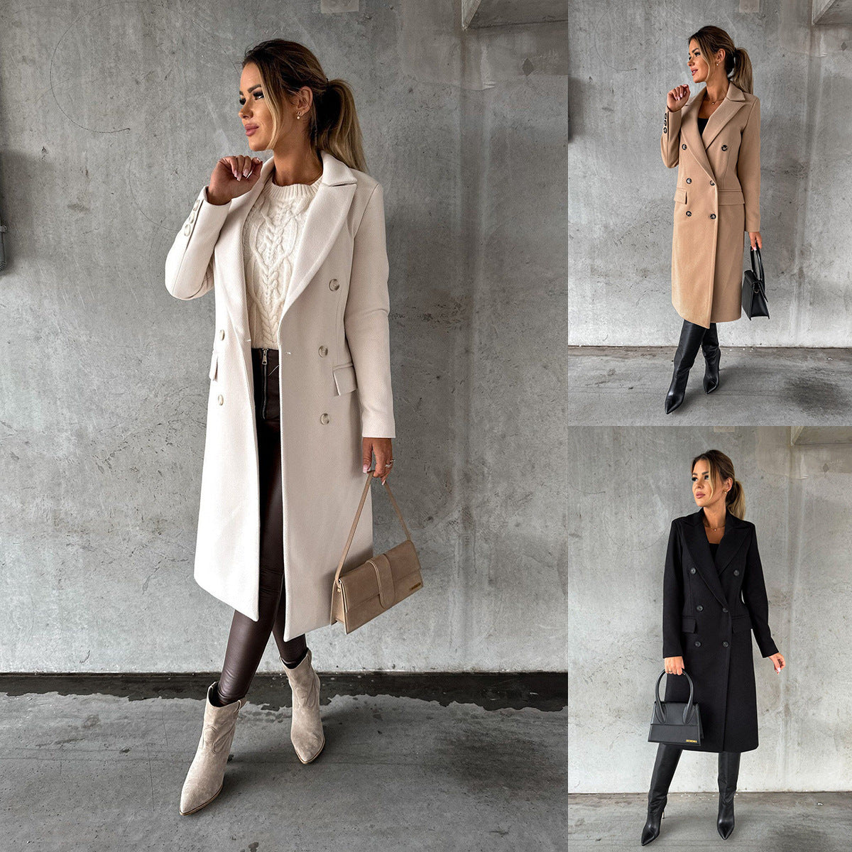 Selin™ Herbst Wollmantel