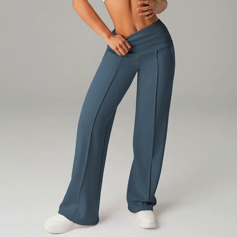 Freya | Damen-Hose in einfarbigem Design