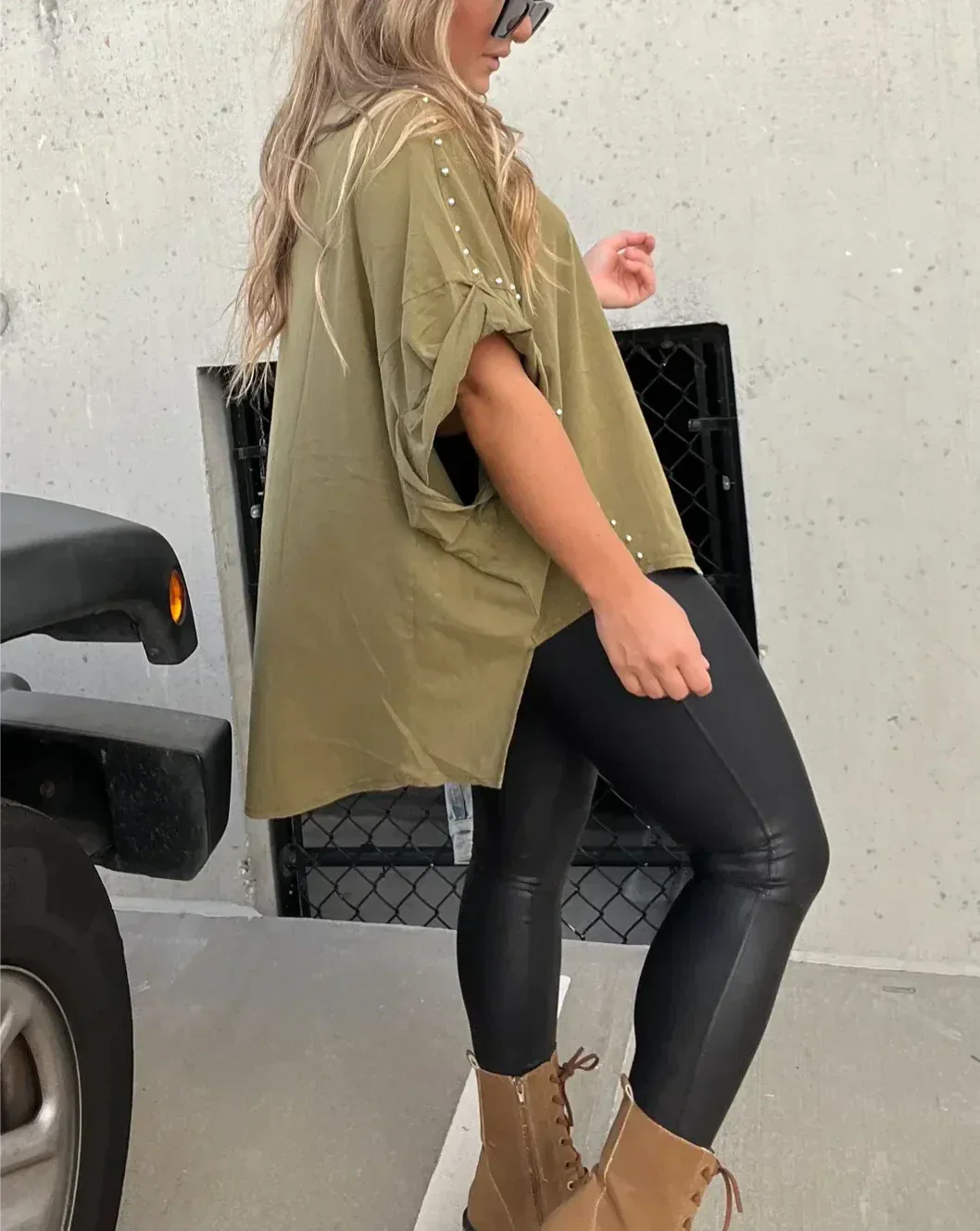 Schwungstil Kurzarmshirt