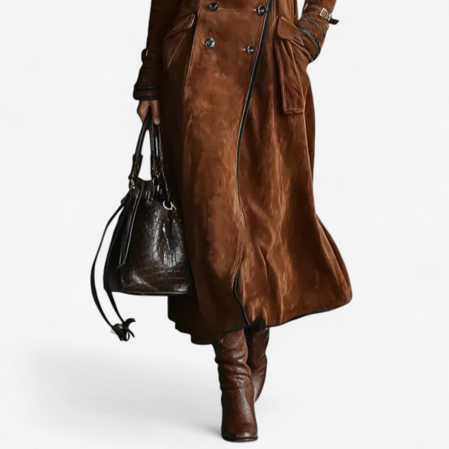 Nathaly Langer Damen Trenchcoat