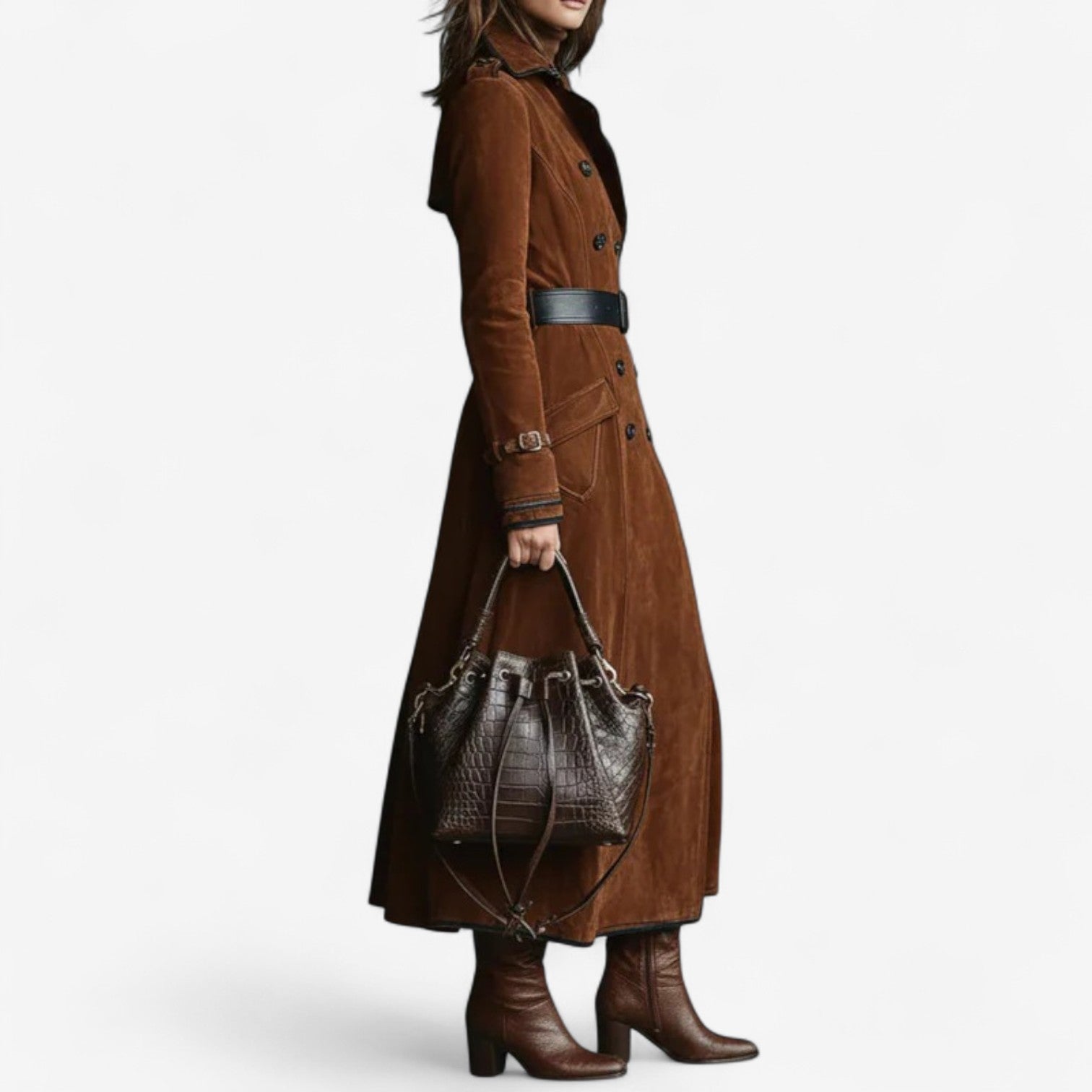 Nathaly Langer Damen Trenchcoat