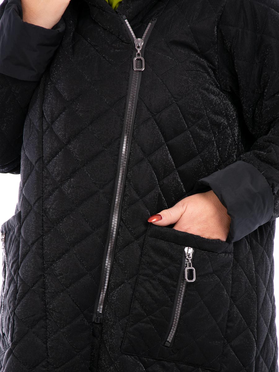 Isolde | Leichter Steppmantel mit Glanzfinish