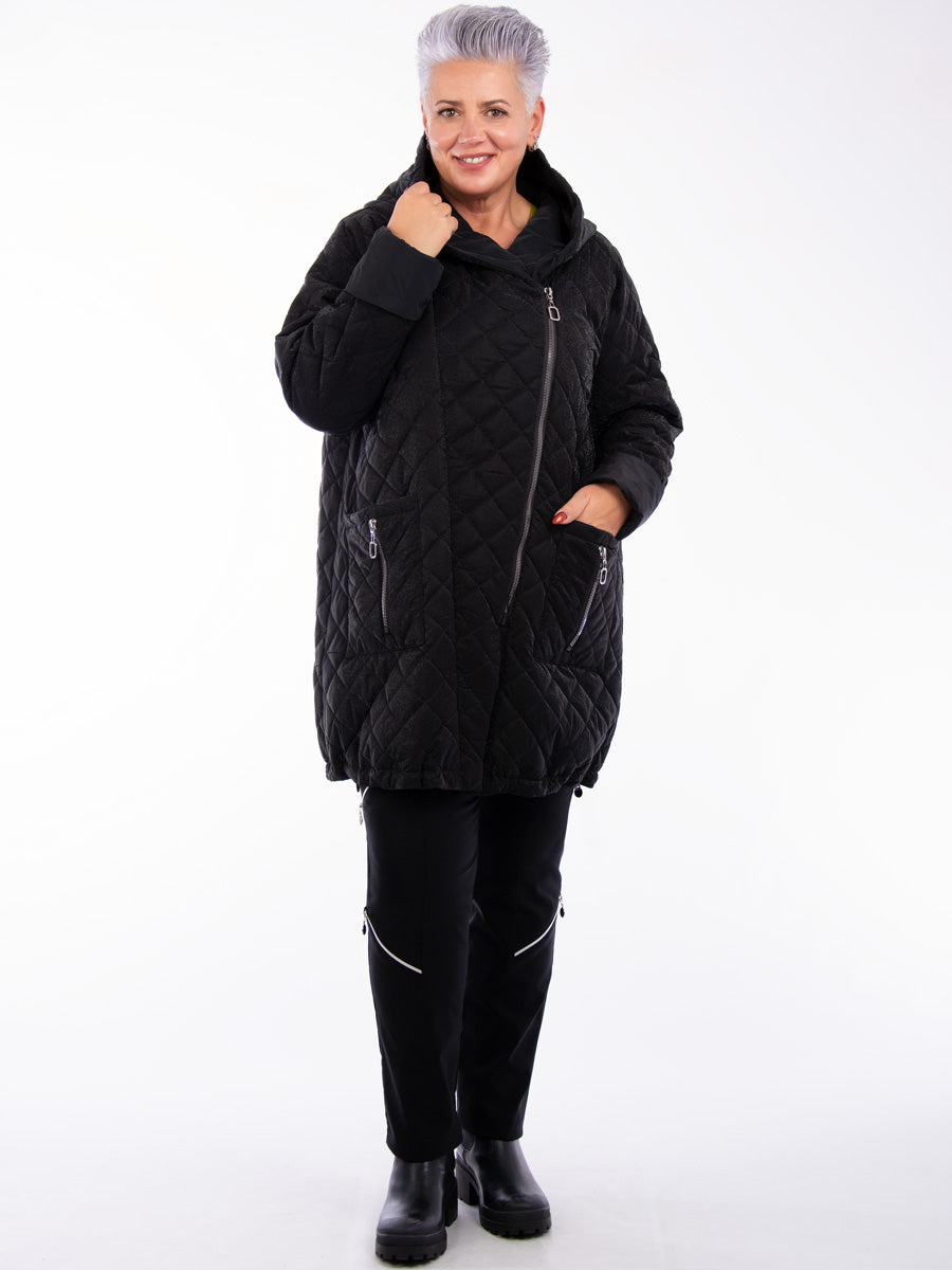 Isolde | Leichter Steppmantel mit Glanzfinish