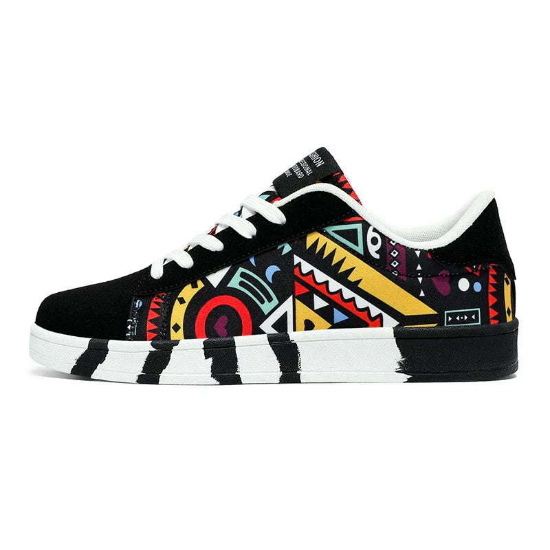 Gab Sneakers mit ethnischem Muster